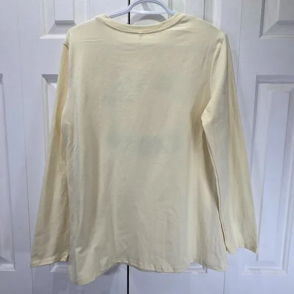 NWOT | Women’s Football Graphic Long Sleeve Varsity Heritage Tee Black | Large - Picture 3 of 6